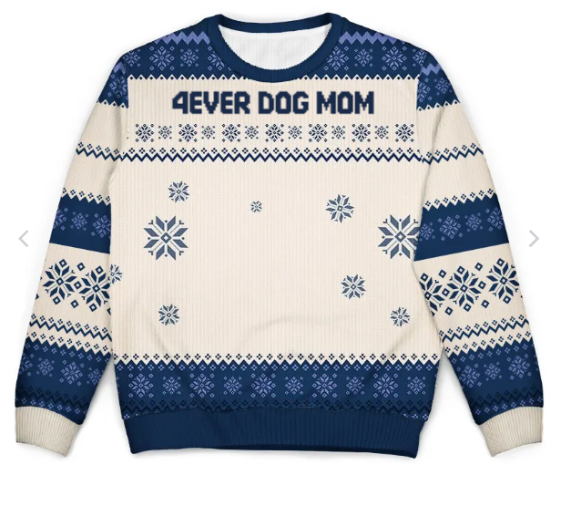 Kersttrui Gepersonaliseerd Klassiek Gebreid Sweater