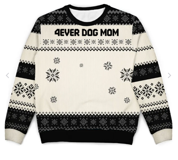 Kersttrui Gepersonaliseerd Klassiek Gebreid Sweater