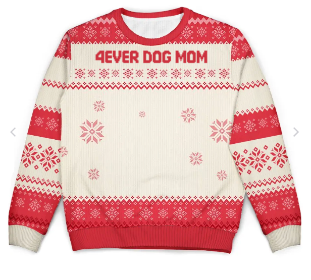 Kersttrui Gepersonaliseerd Klassiek Gebreid Sweater