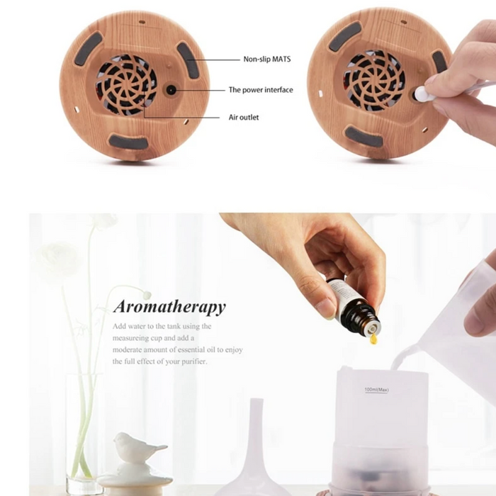 Aromadiffuser met Kleurenverloop en Ontspanningsgeuren