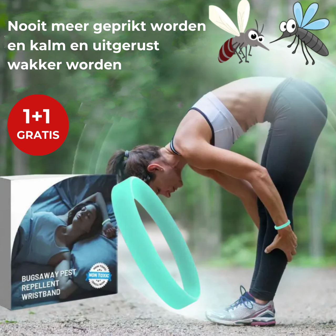 Muggenband Anti Insecten voor Nachtrust