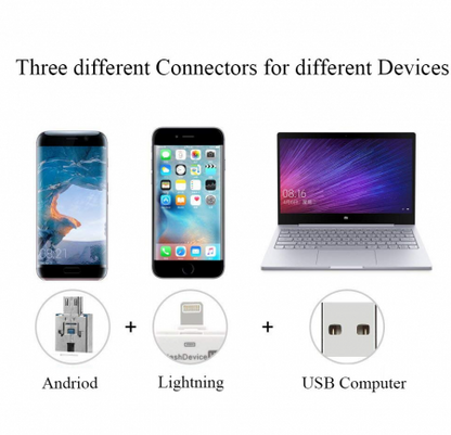 USB Stick en SD Kaart Lezer voor iPhone en Android