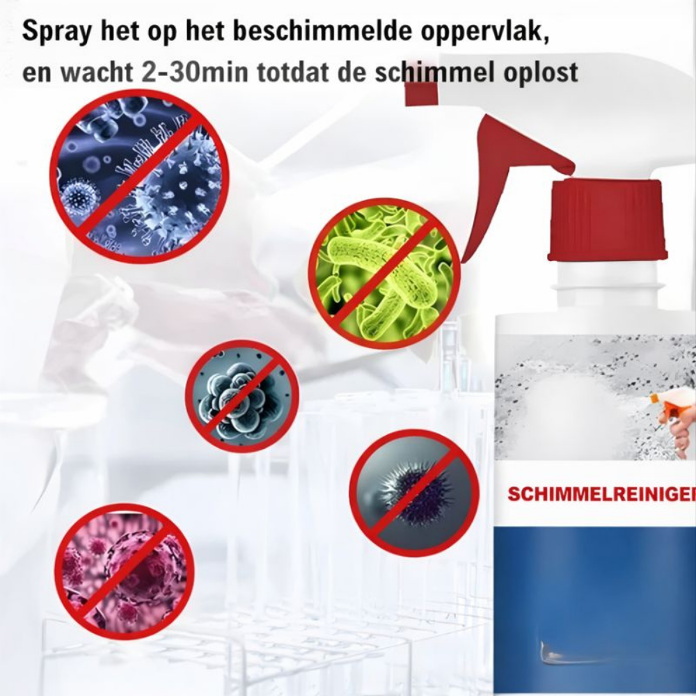 Schimmelreiniger Spray Sterk Voor Badkamer en Keuken