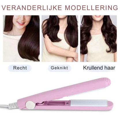 Krultang Mini 2-in-1 Keramisch Snel Stylen
