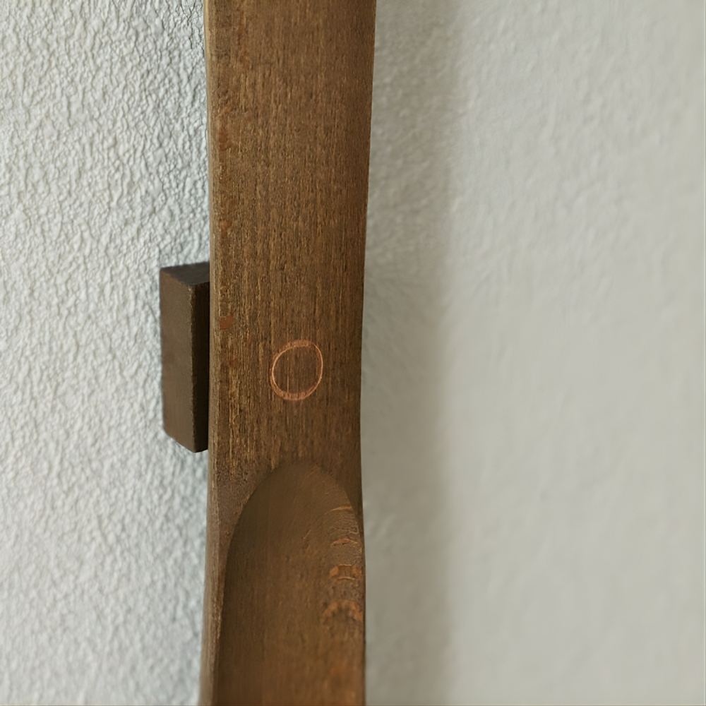 Houten Schoenlepel met Lang Handvat en Magnetisch Opbergings systeem