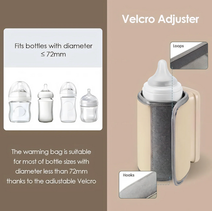 Babyflessenwarmer Draagbaar en Compact