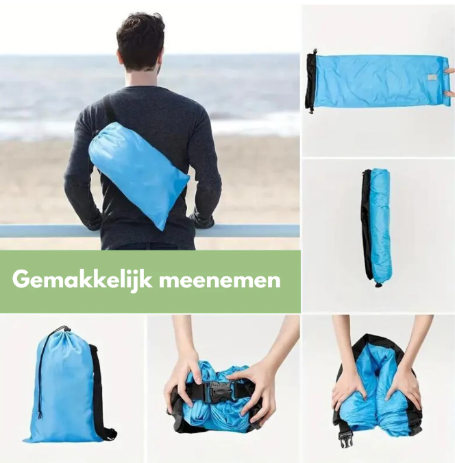 Opblaasbare Reis Ligstoel Licht en Compact