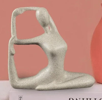 Yoga Standbeeld Vrouw Moderne Binnenhuisdecoratie Resin Figuur
