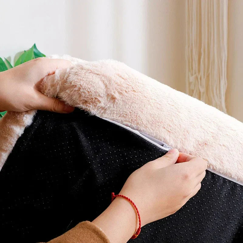 Zachte Pluche Kattenbed Warm voor Katten en Honden