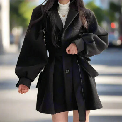Dames Trenchcoat Lang met Riem - Elegant en Tijdloos