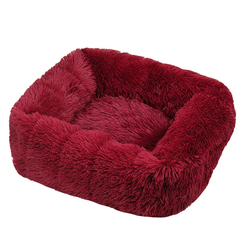 Pluche Hondenbed Luxe Wasbaar voor Honden en Katten