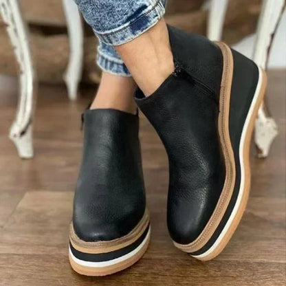 Dameslaarzen Hoge Hakken Cowboy Stijl Winter