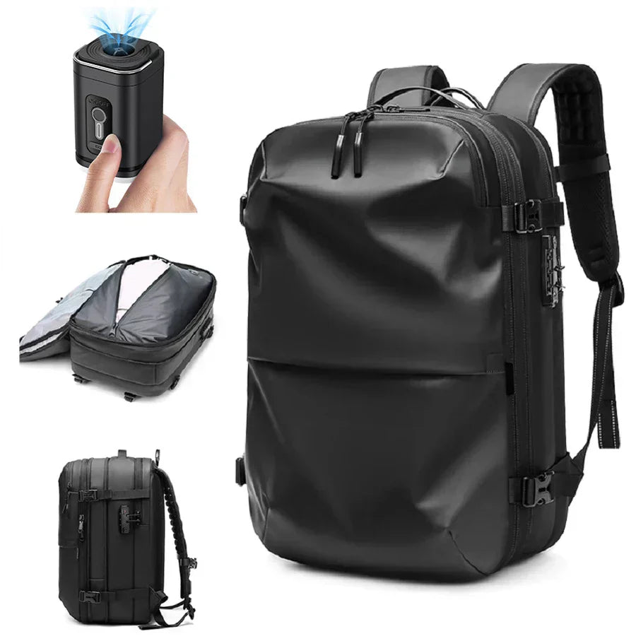 Waterdichte Reisrugzak 60L met Compressietechnologie - Velinix