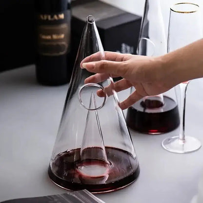 Wijngieter met Karaf Glas en Separator Snel en Efficiënt - Velinix