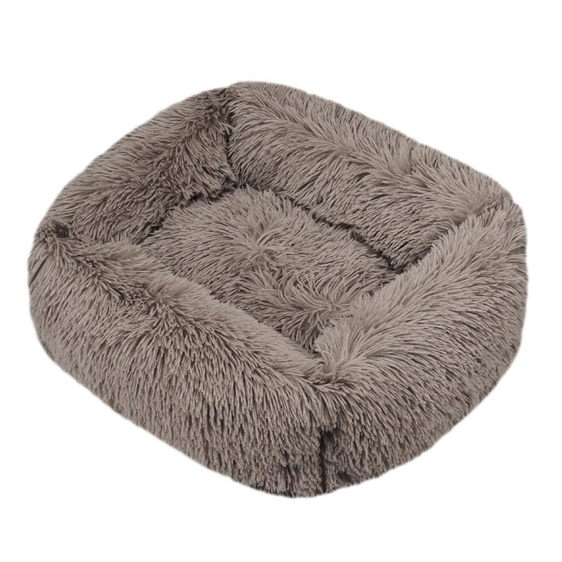 Pluche Hondenbed Luxe Wasbaar voor Honden en Katten