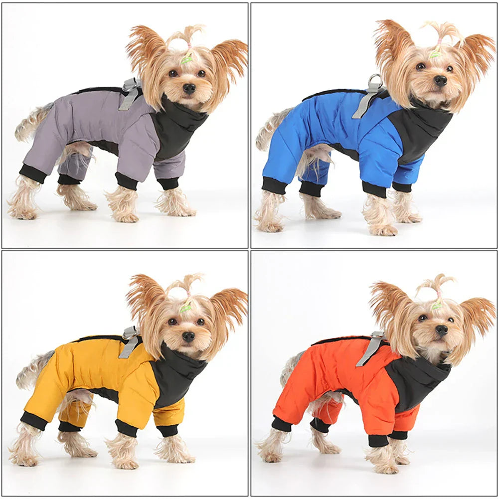 Warme Waterdichte Hondenjas Reflecterend voor Kleine en Middelgrote Honden