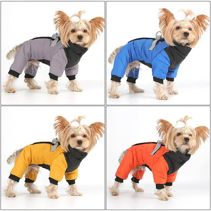 Warme Waterdichte Hondenjas Reflecterend voor Kleine en Middelgrote Honden