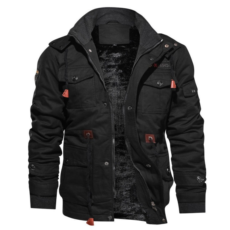 Heren Winterjas Fleece Waterdicht Modern Design - Velinix