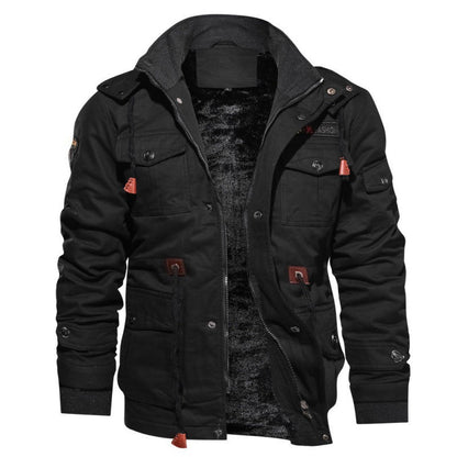 Heren Winterjas Fleece Waterdicht Modern Design - Velinix