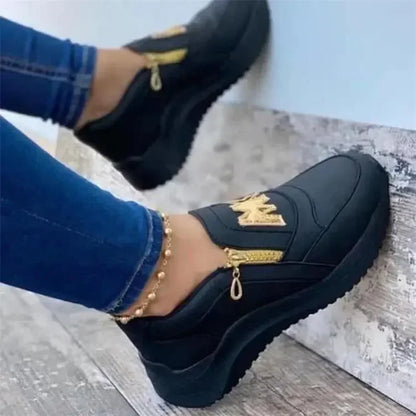 Dames Sneakers Comfortabel met Hak voor Buiten
