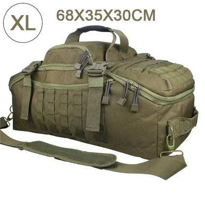 Tactische Reisrugzak Groot - Waterdicht en Robuust Duffle Bag