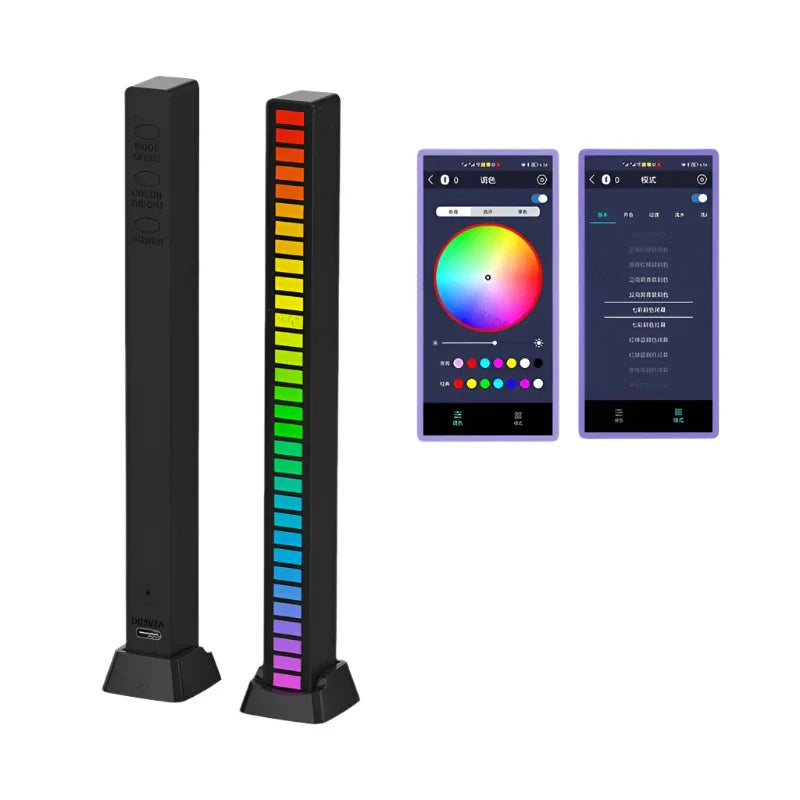 RGB Sfeerlamp voor Gaming met Stemgestuurde Verlichting