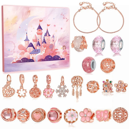 Kerst Sieraden Adventskalender met Kraal Set