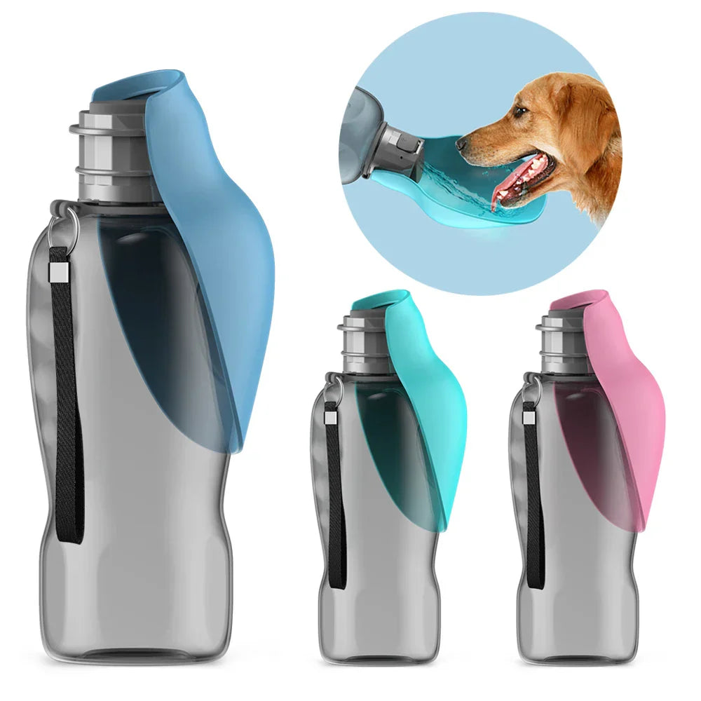 Hondenwaterfles 800ml Draagbaar en Bestendig voor Onderweg - Velinix