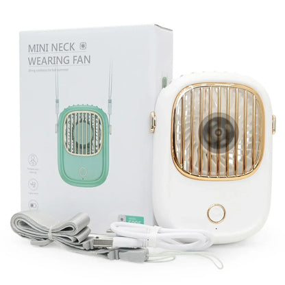 Draagbare Nekventilator Oplaadbaar voor Comfort Binnen en Buiten