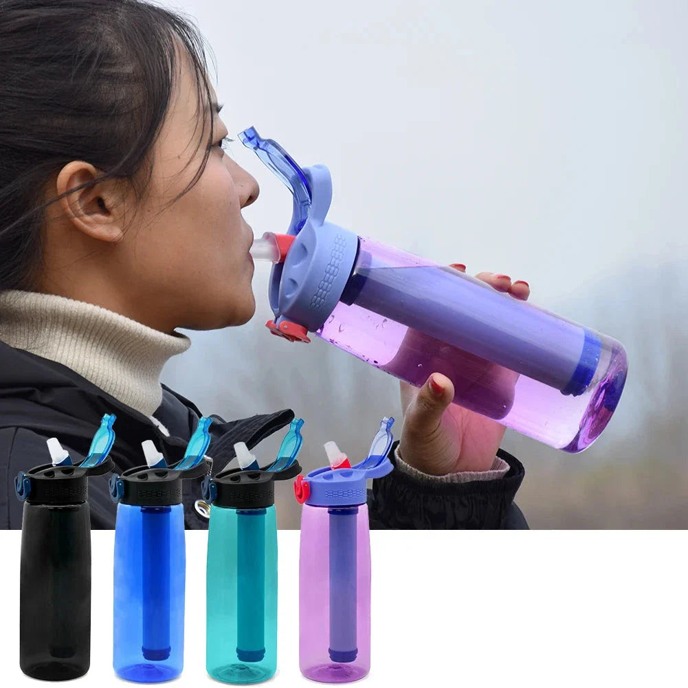 Waterfles met Geïntegreerd Filter voor Snel Schoon Water