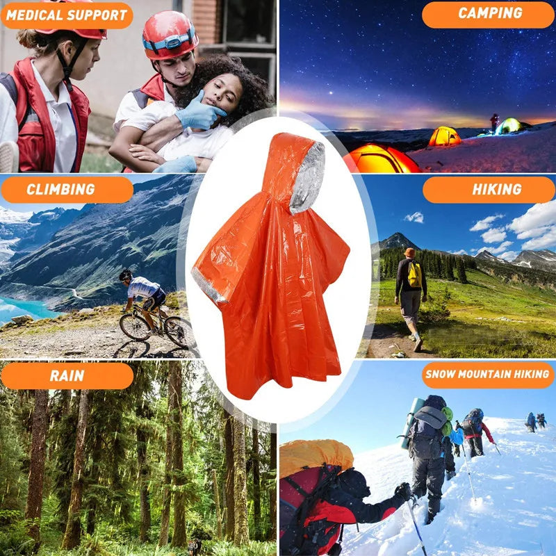Regenponcho Opvouwbaar Waterdicht voor Mannen en Vrouwen