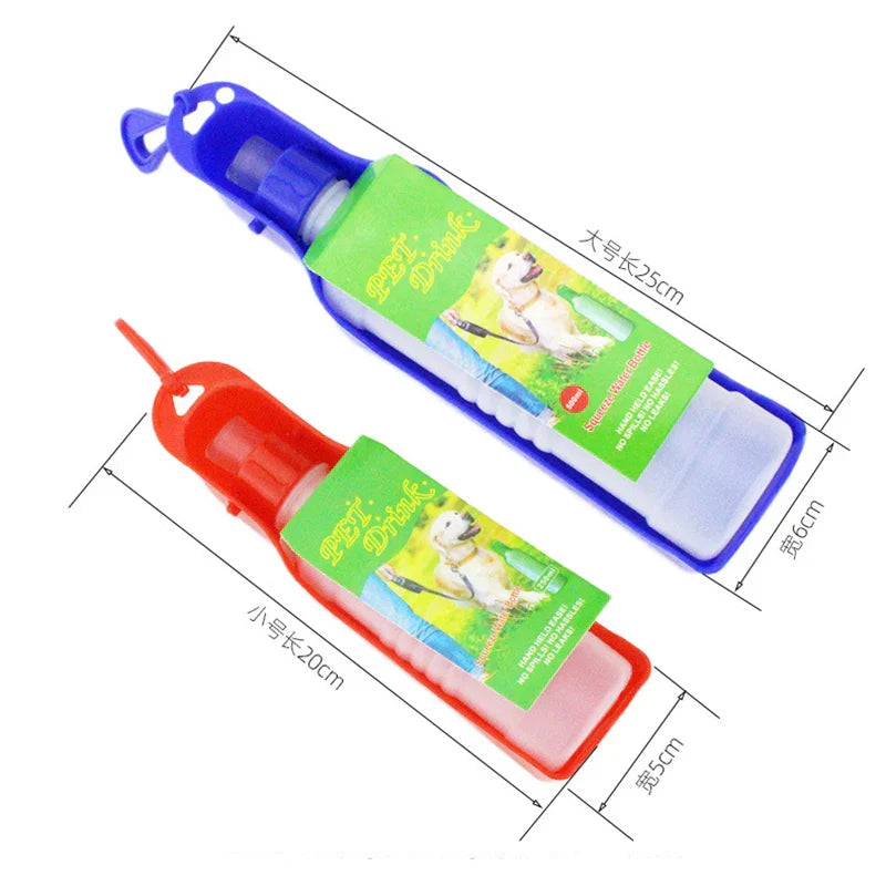 Hondenwaterfles Opvouwbaar met Drinkbak voor Onderweg