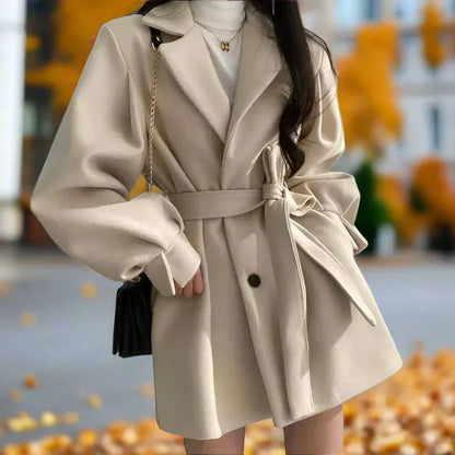 Dames Trenchcoat Lang met Riem - Elegant en Tijdloos - Velinix