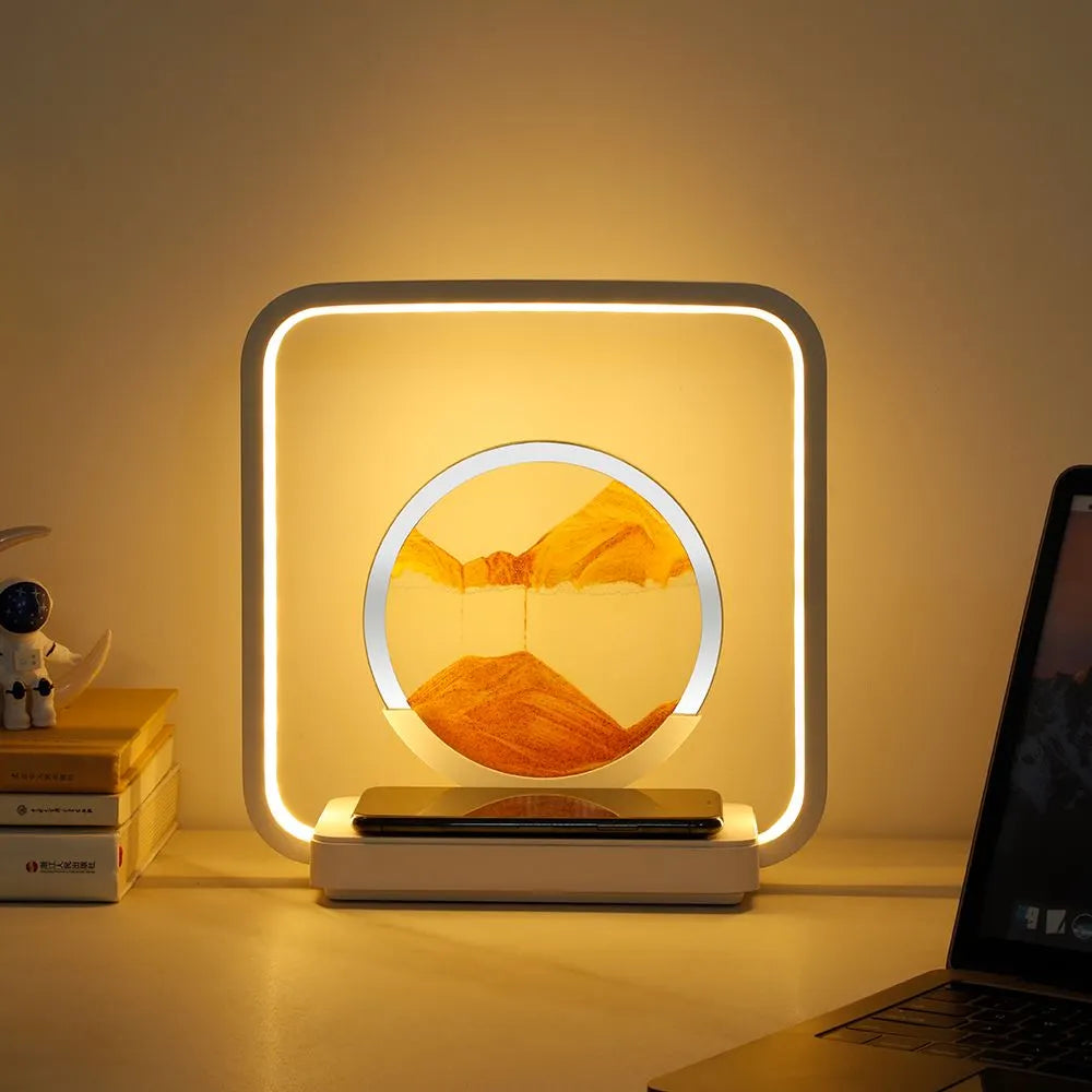 Zandkunst Nachtlamp Draadloos Oplaadbaar Modern Design
