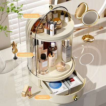 Make-up Organizer 360° Draaibaar met Ginseng Serum Houders