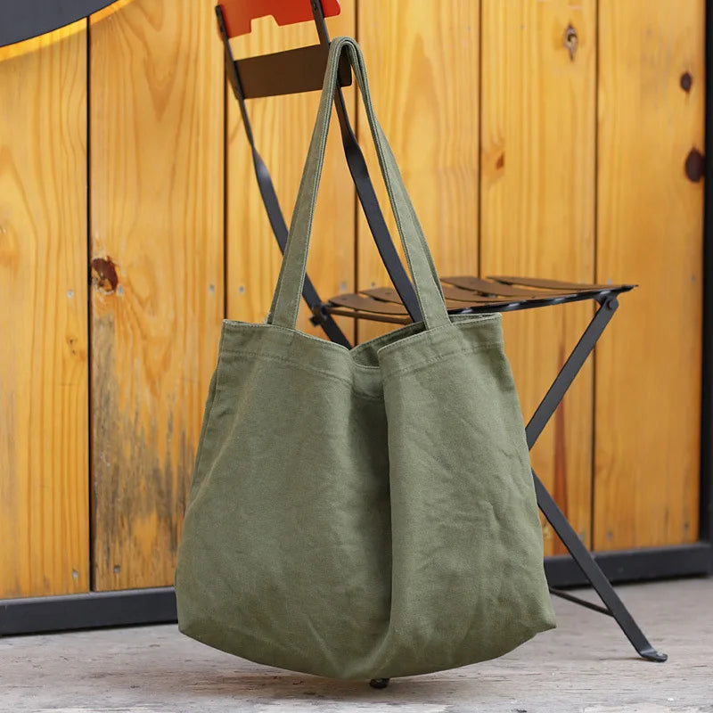 Elegante Canvas Tas Minimalistisch Design voor Dagelijks Gebruik - Velinix