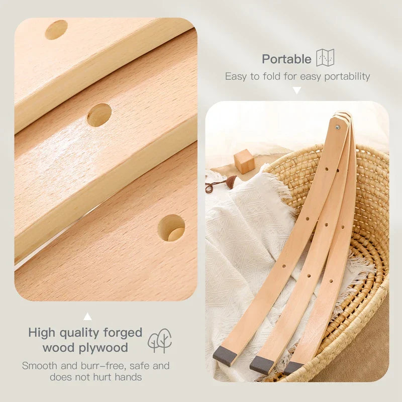 Baby Activiteitenboog Houten met Hangspeelgoed voor Peuters