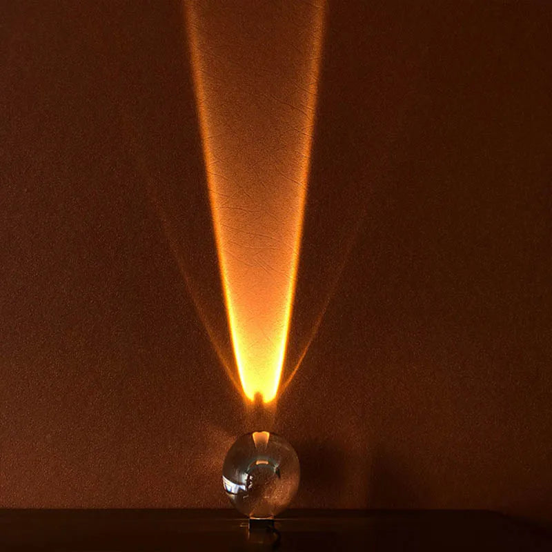 Nachtlamp met Sterrenprojectie Ontspanningslamp Kristal Oog