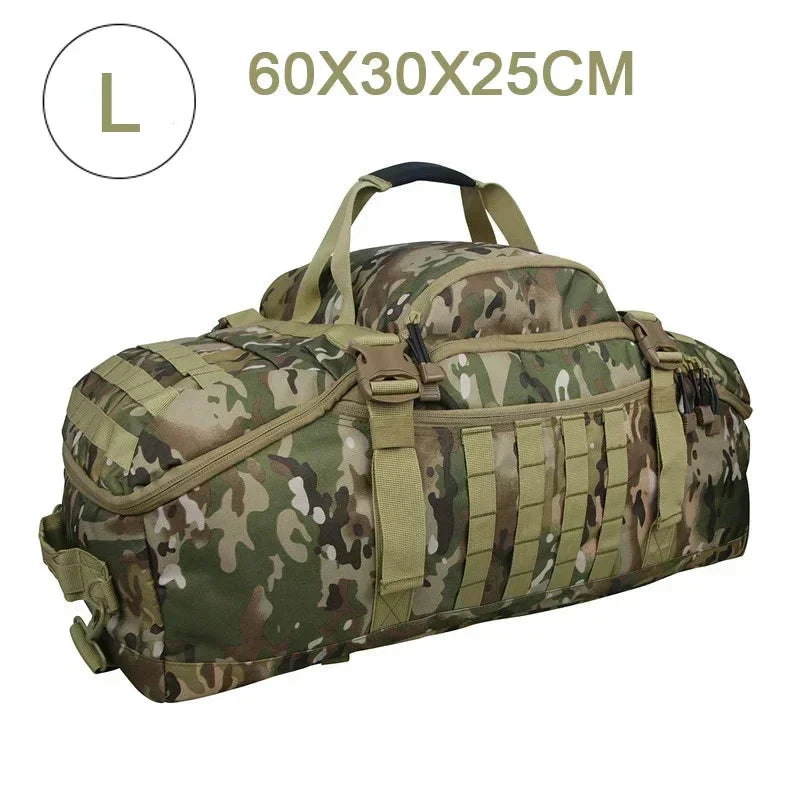 Tactische Reisrugzak Groot - Waterdicht en Robuust Duffle Bag