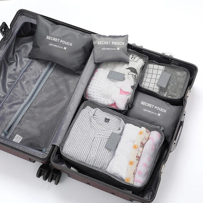Reisorganizer Set met Opbergzakken en Reistas Accessoires