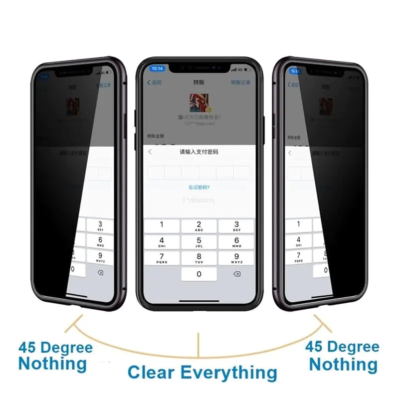 SecureShield™ Privacy Hoes voor iPhone – Stijlvol & Beschermend