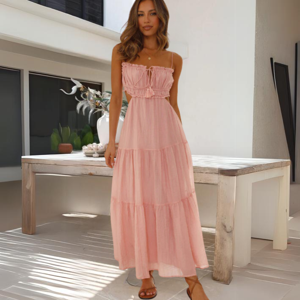 Selena™ – Dames Zomerjurk Luchtig Materiaal met Verstelbare Bandjes