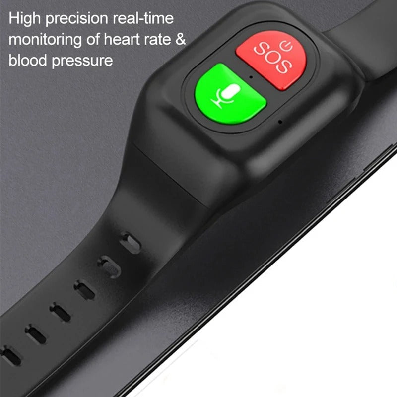 SeniorSafe 4G-horloge - Smartwatch voor senioren met GPS en 4G – SOS-alarm, gezondheidsmonitor en locatiebepaling 2