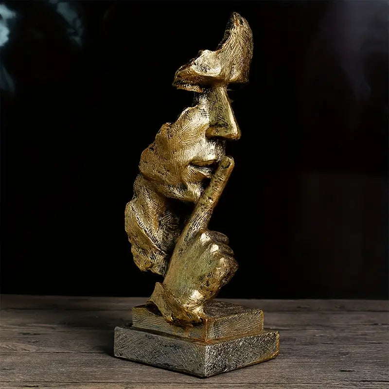 Abstract Hars Standbeeld Denker voor Thuis en Kantoor Decoratie