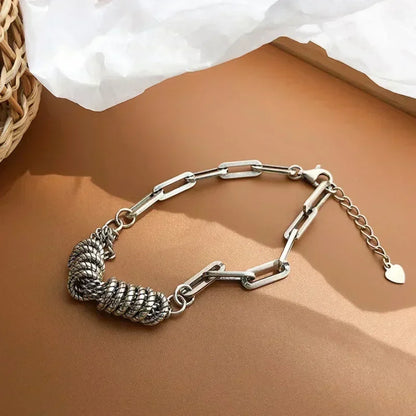 Slangen Armband Set van 4 met Groene Steentjes en Strass