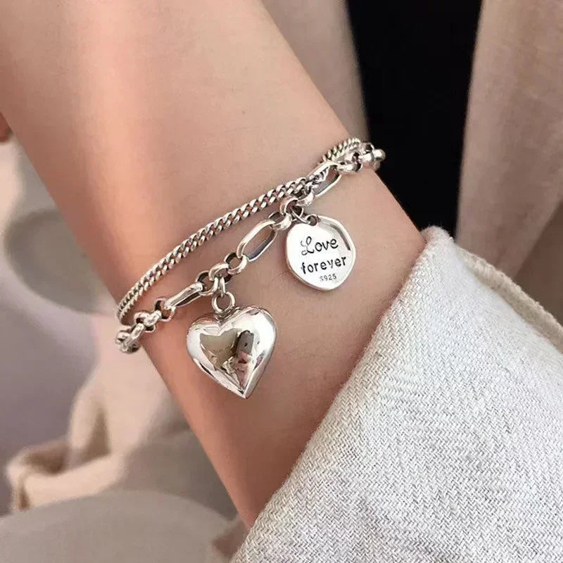 Slangen Armband Set van 4 met Groene Steentjes en Strass