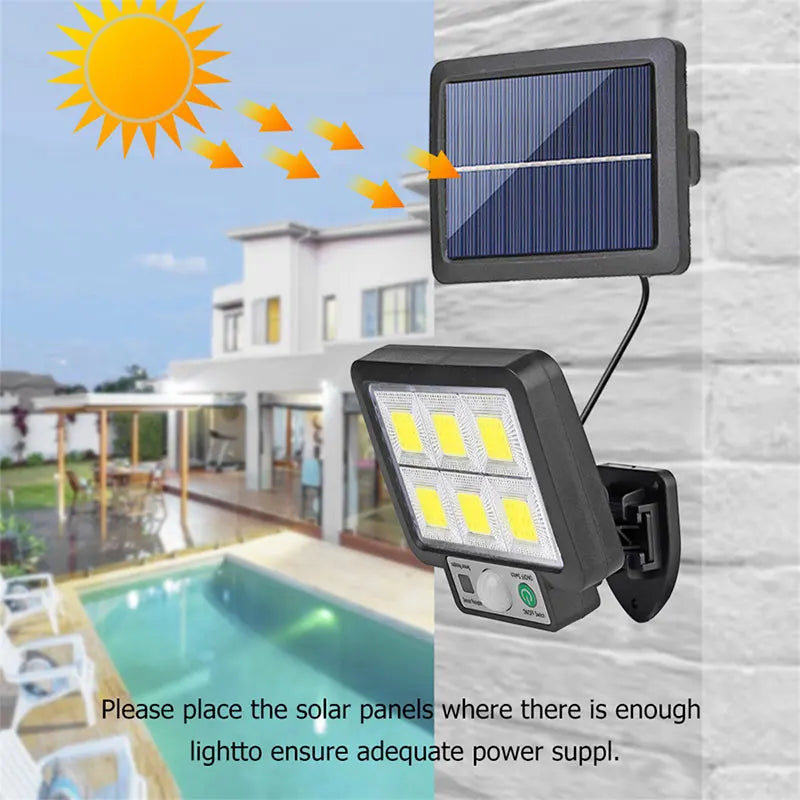 Noodlamp op Zonne-energie met Reservefunctie