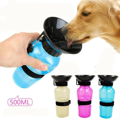 Honden Drinkfles 2-in-1 met Kom, Lekvrij en Draagbaar - Velinix
