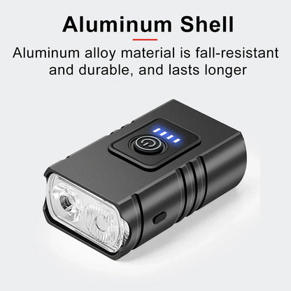 Fietsverlichting Set USB Oplaadbaar - 1500 Lumen LED Koplamp met 6 Modi