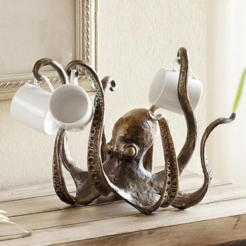 Octopus Bureau Accessoire Speels Hars Figuur - Velinix